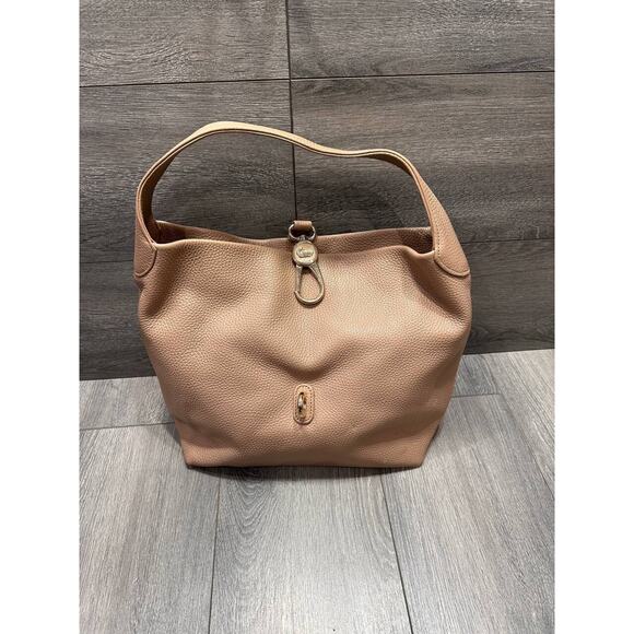 Dooney &Bourke Pebble Grain Small Logo Lock Sac Bone Bag B000527 - Picture 3 of 14